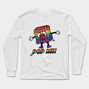 "Pop Me" Fidget Long Sleeve T-Shirt